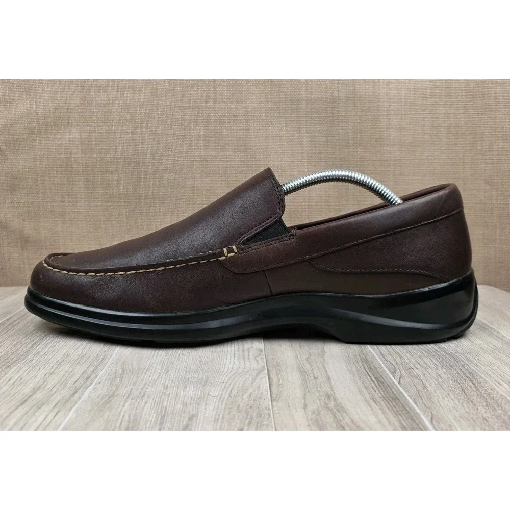 Cole Haan Grand OS Mens 11.5M Chocolate Brown Slip On Driving Loafers Shoes